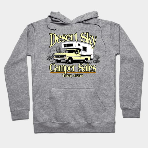 Desert Sky Camper Sales Hoodie by JCD666